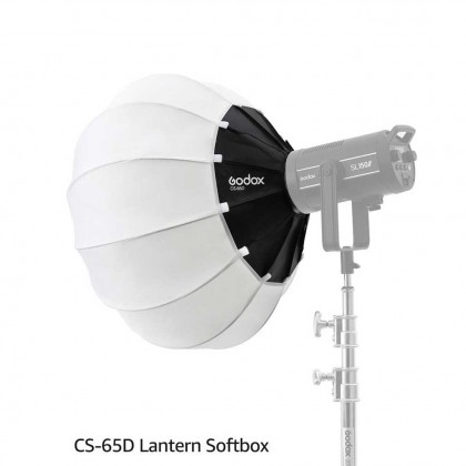 Godox CS-65D 65cm Lantern Foldable Quick-install Portable Round Shape Softbox Light for Bowens Mount Studio Flash